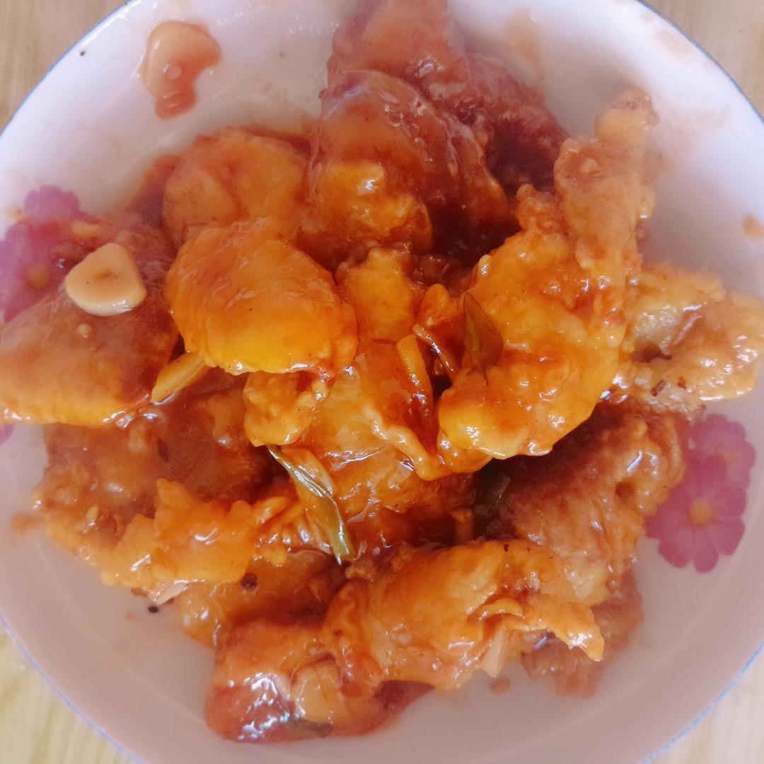 锅包肉（番茄酱版）