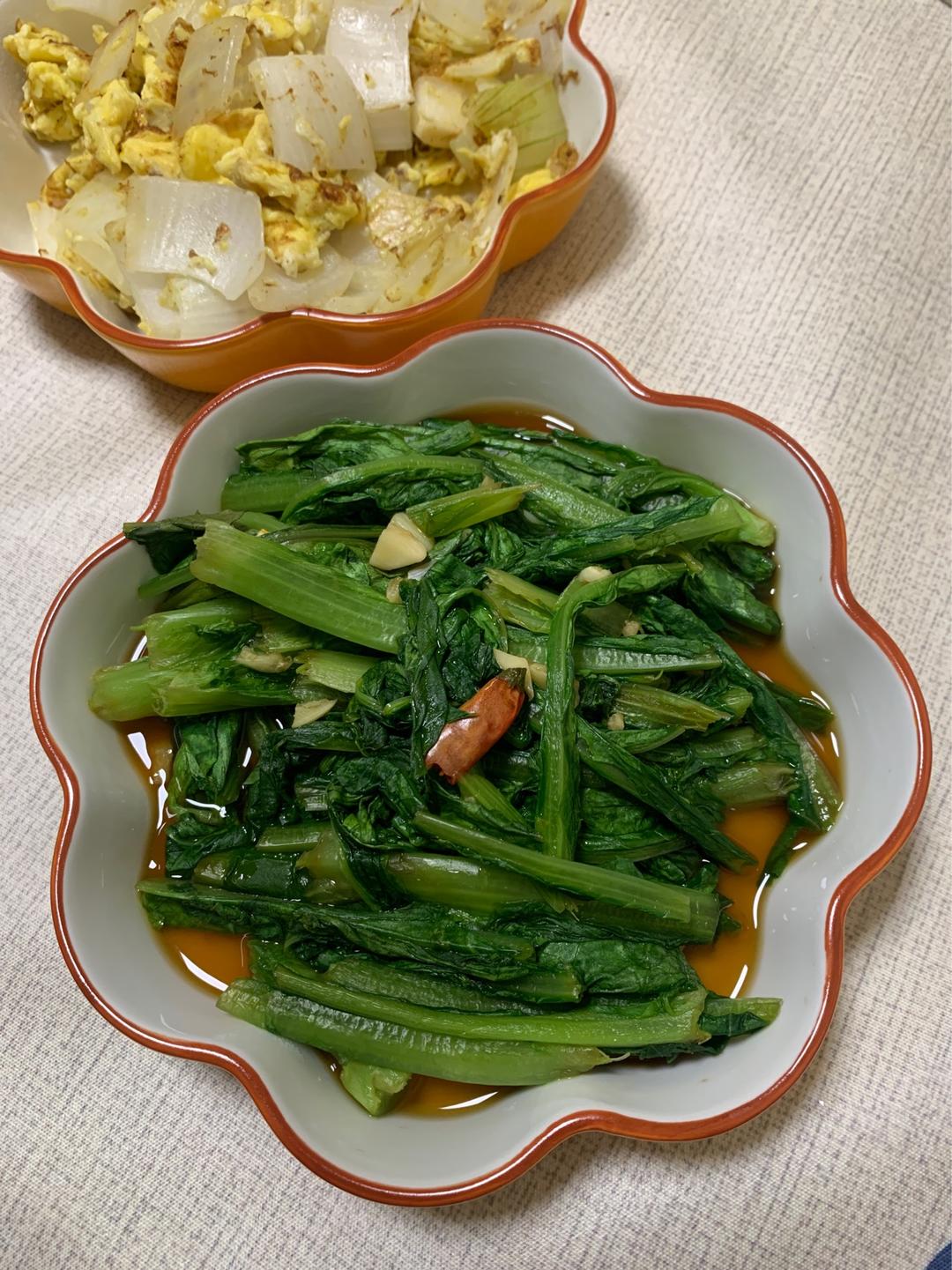 蒜蓉油麦菜（蚝油）