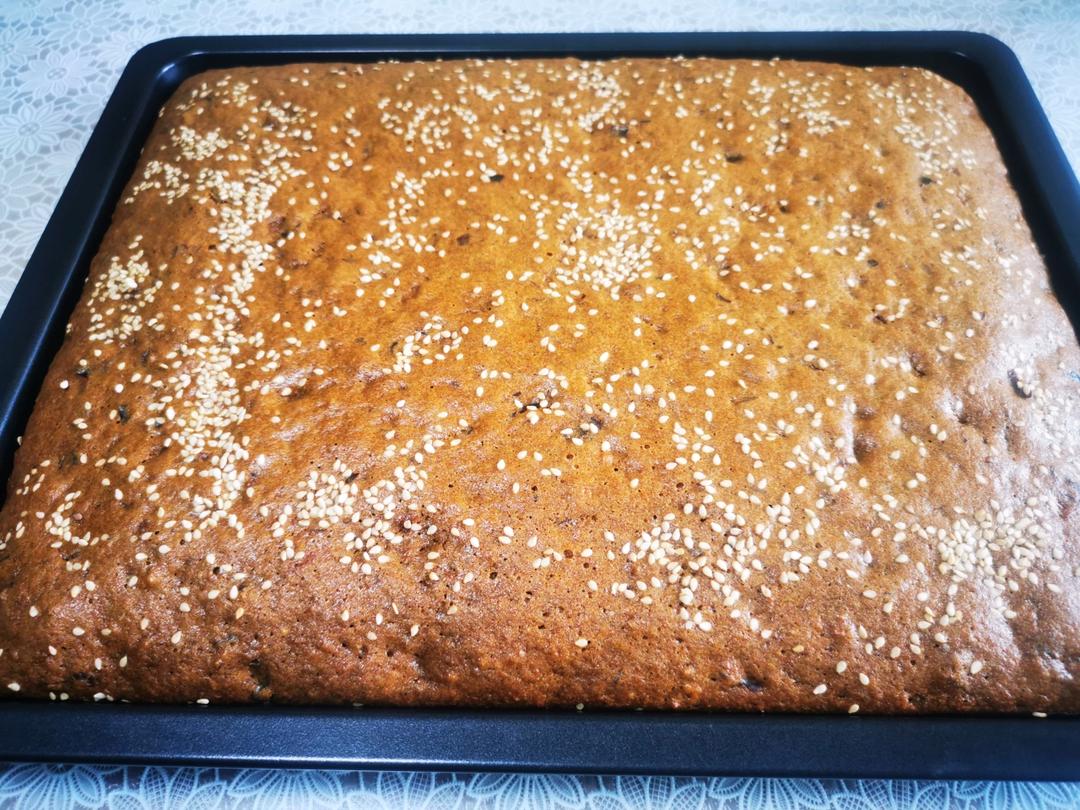 改良版红枣糕，此配方蓬松柔软，减油减糖，全蛋打发好操作