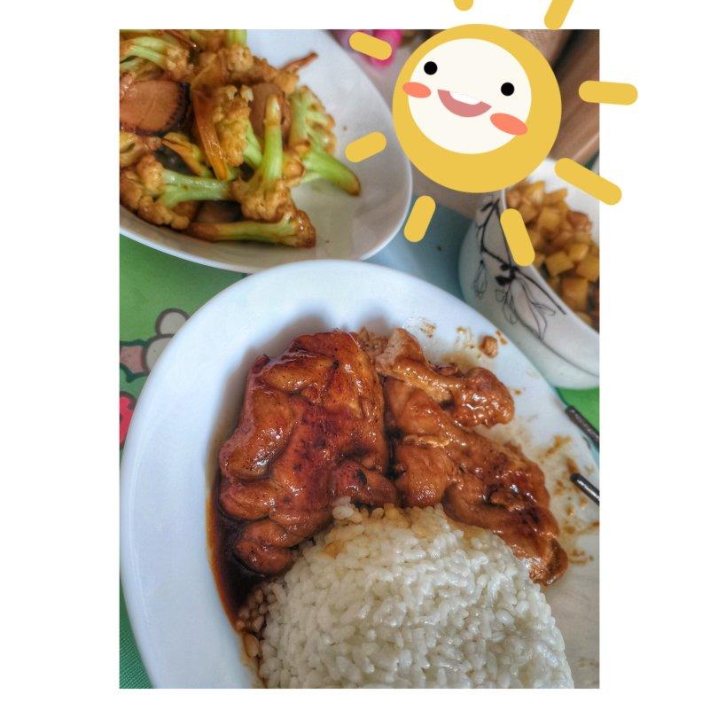 照烧鸡腿饭