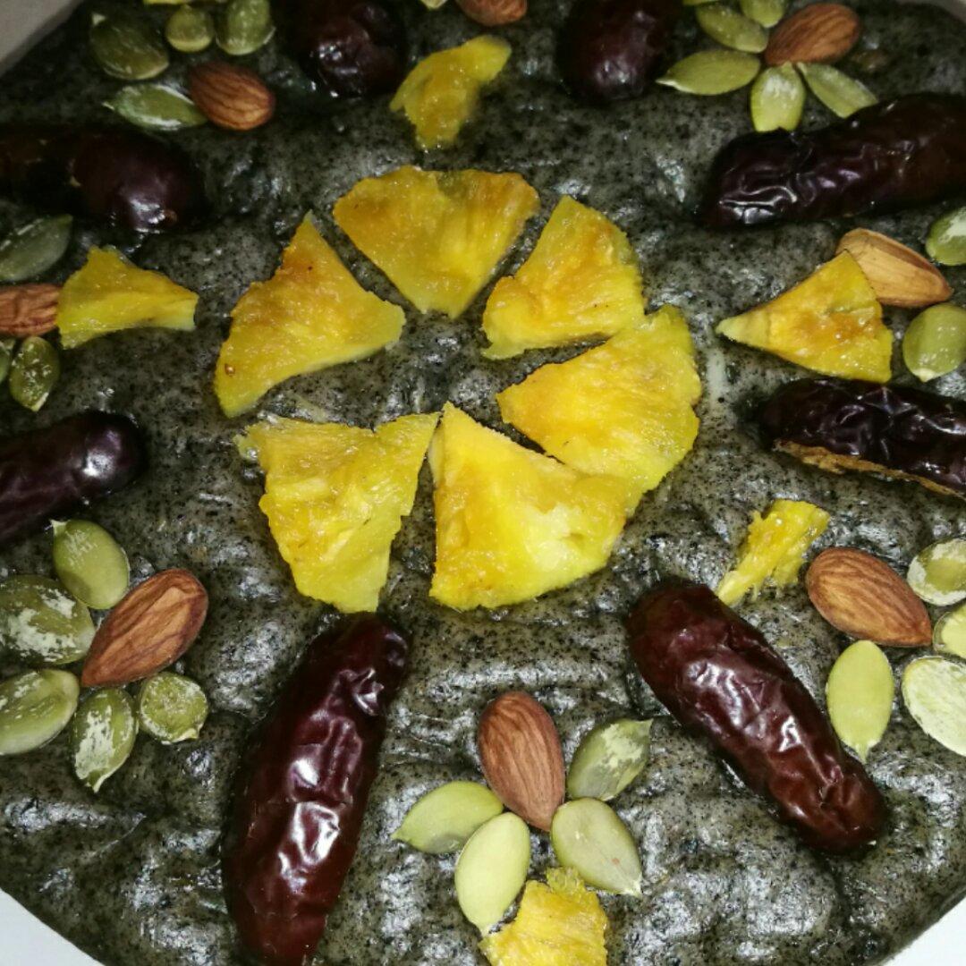 奶香黑芝麻发糕