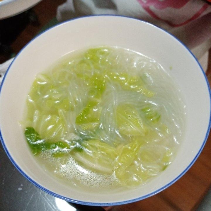 粉丝白菜汤