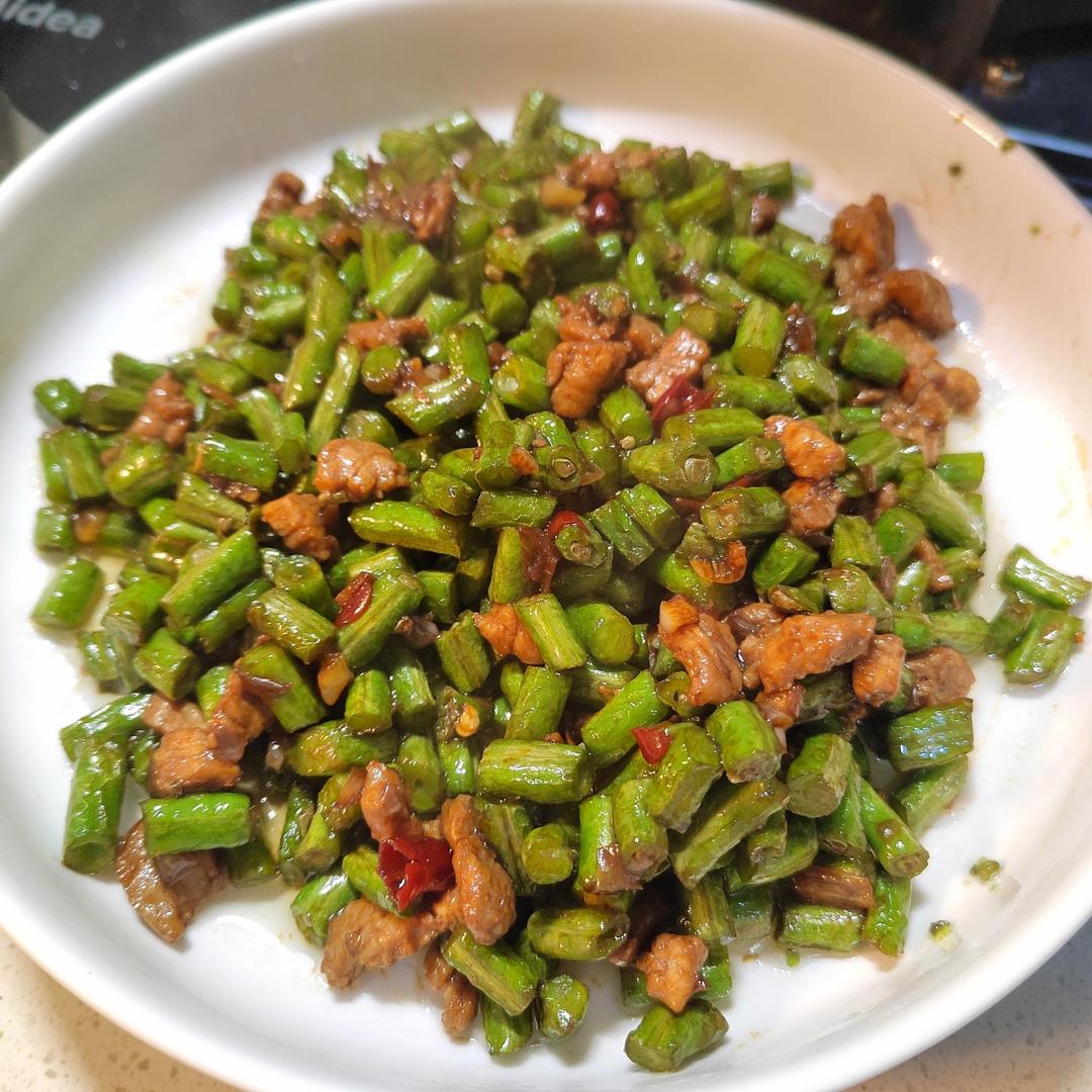 最喜爱的下饭菜！橄榄肉末四季豆