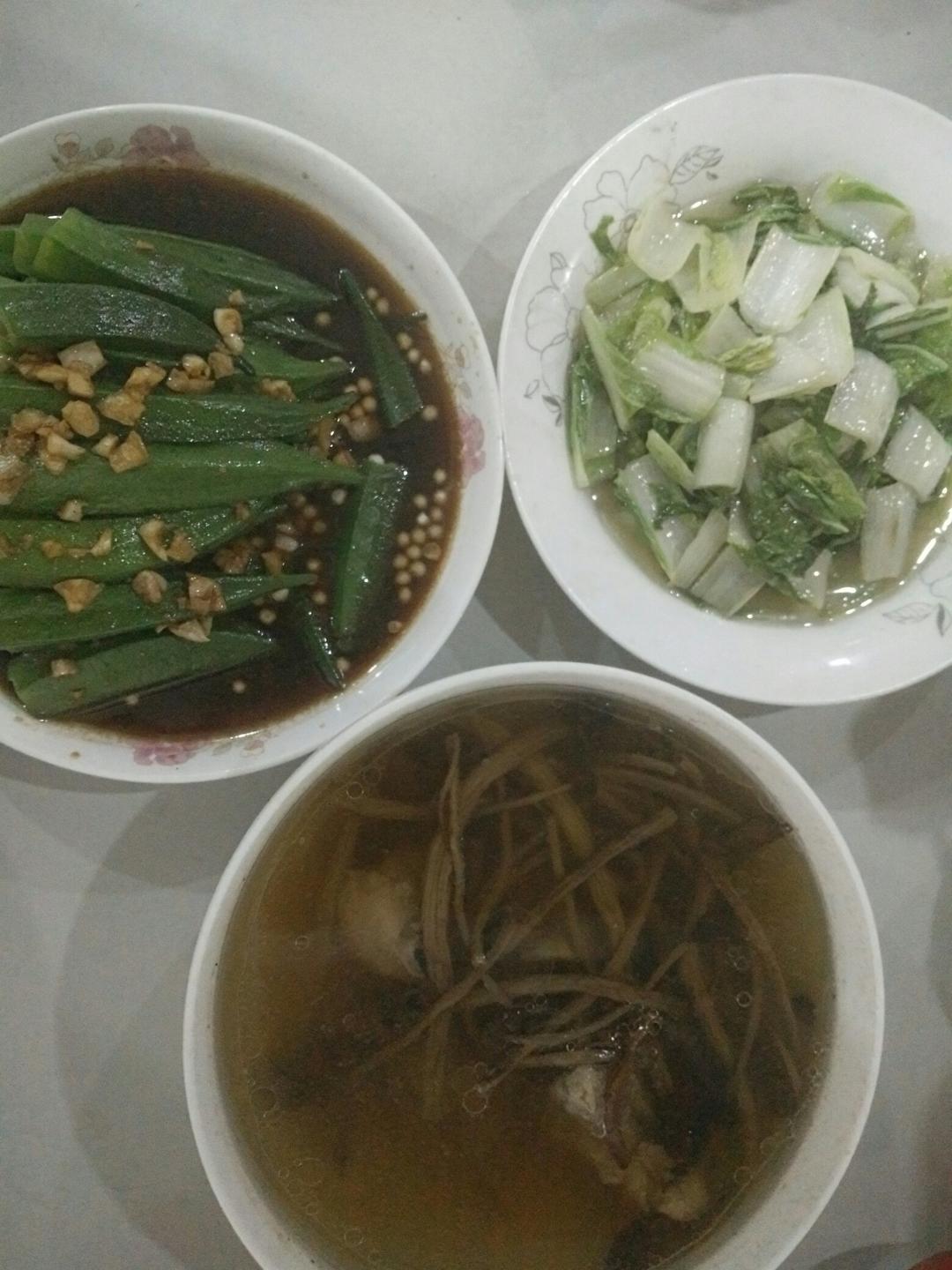 蒜蓉秋葵
