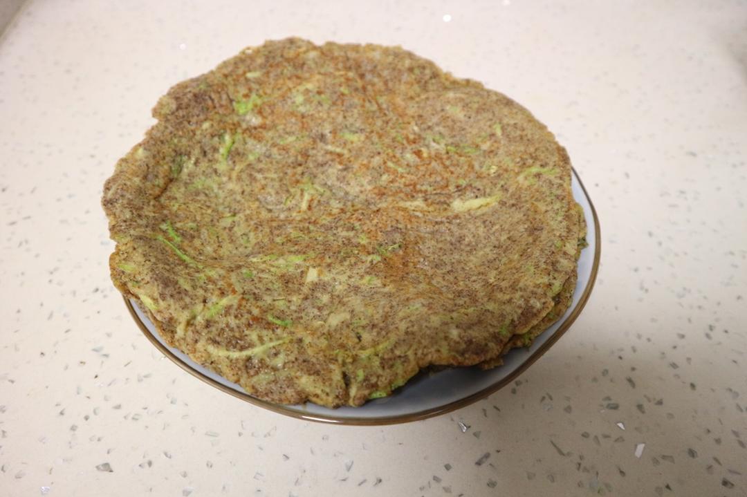健康黑麦西葫芦饼