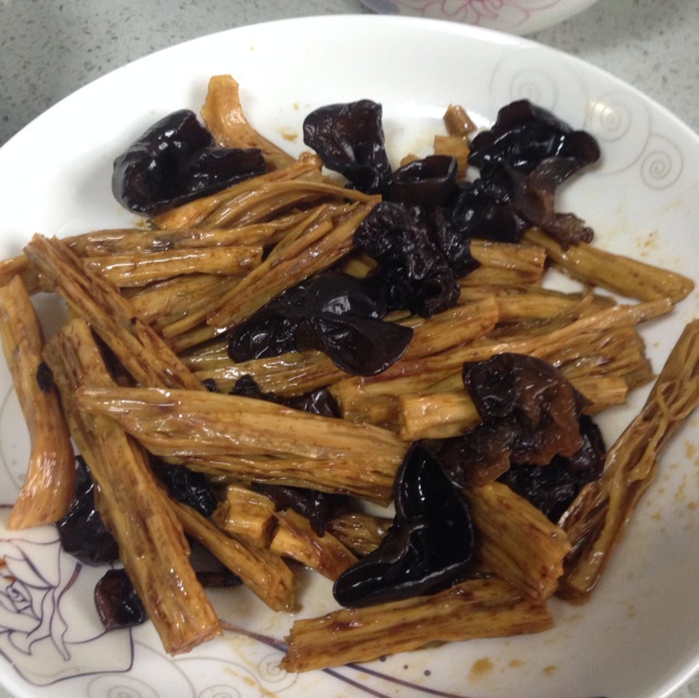 快手烧腐竹