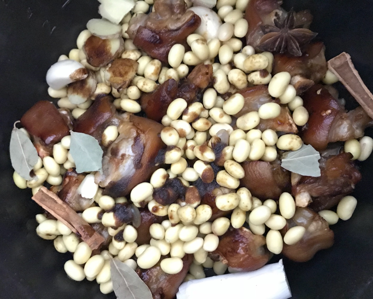 黄豆炖猪手(电压力锅版)的做法 步骤7