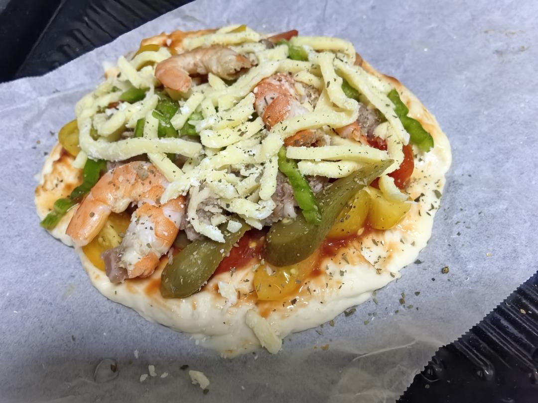 9寸家庭田园披萨【北鼎烤箱食谱】