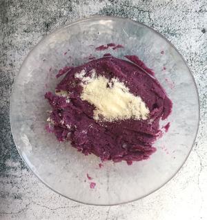 网红美食【仙豆糕】之紫薯&红豆馅的做法 步骤4