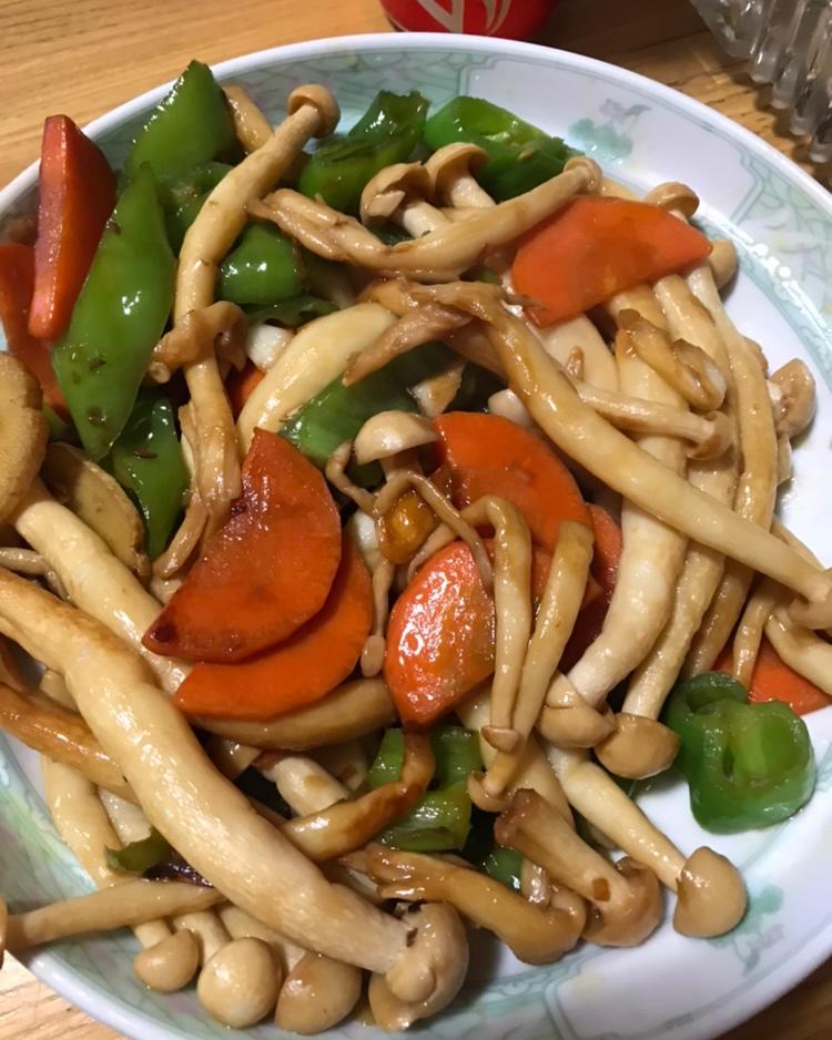 清炒蟹味菇