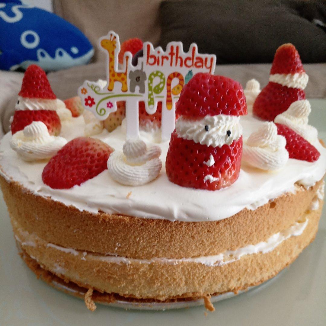 圣诞呆萌裸蛋糕