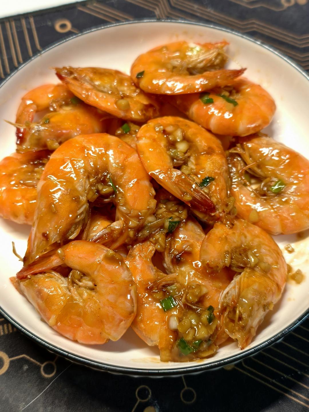 芥末大虾🦐好吃到舔手指
