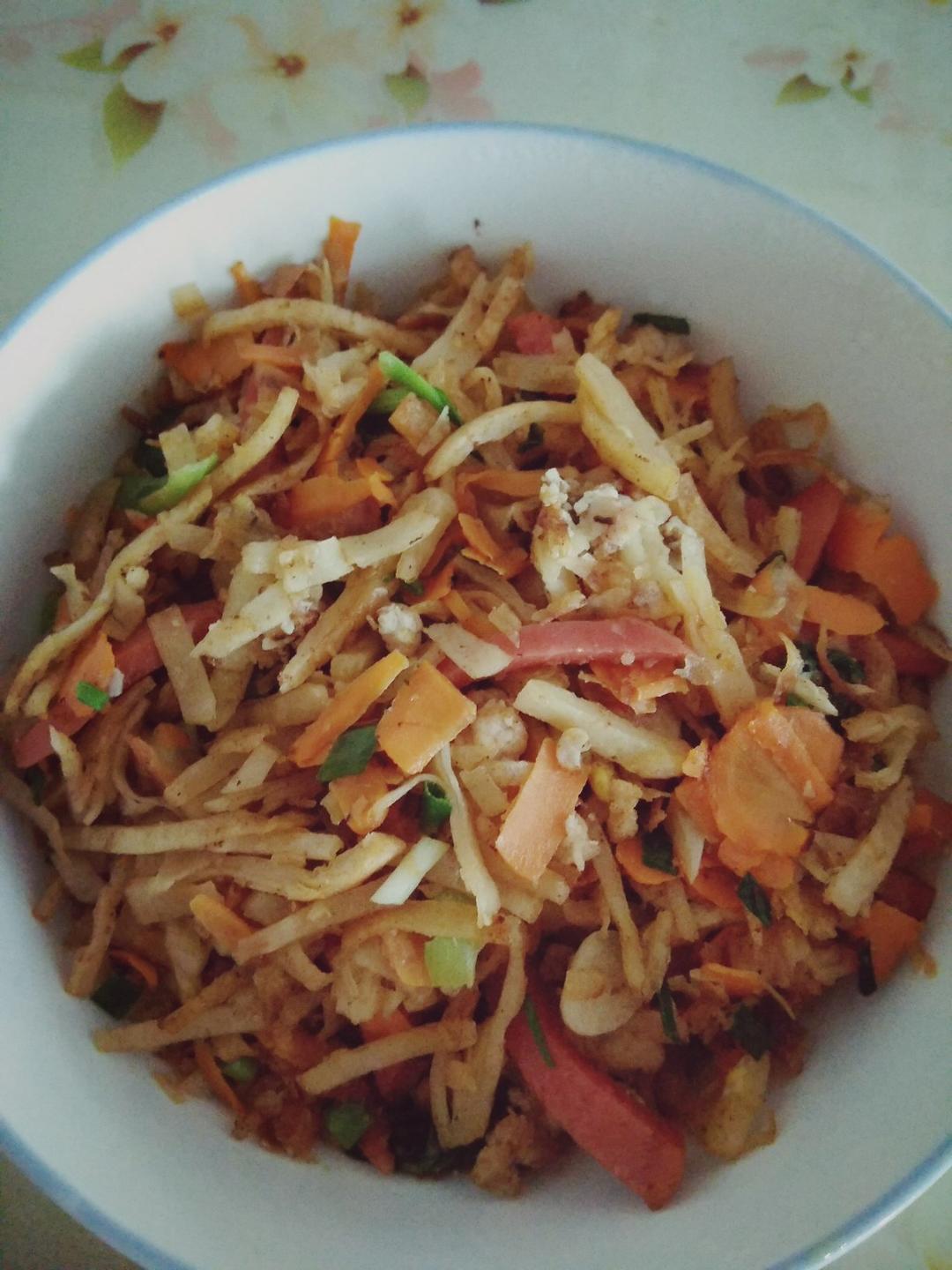 鸡蛋炒饼