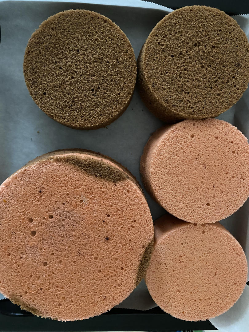 翠1982做的暖心红丝绒蛋糕〔6寸绵软戚风版