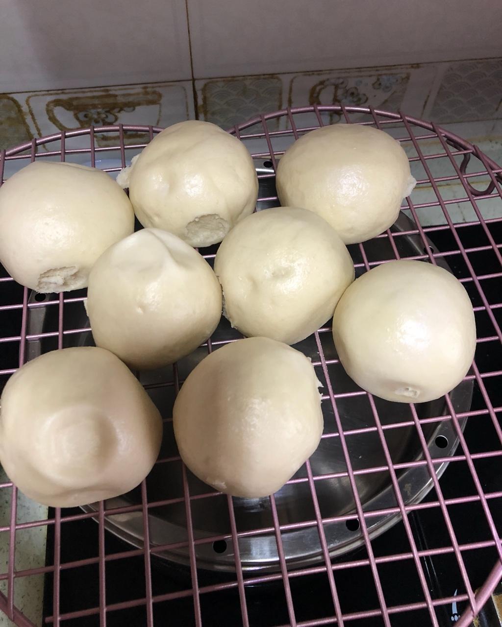 有着面包口感的红糖馒头（一次发酵）