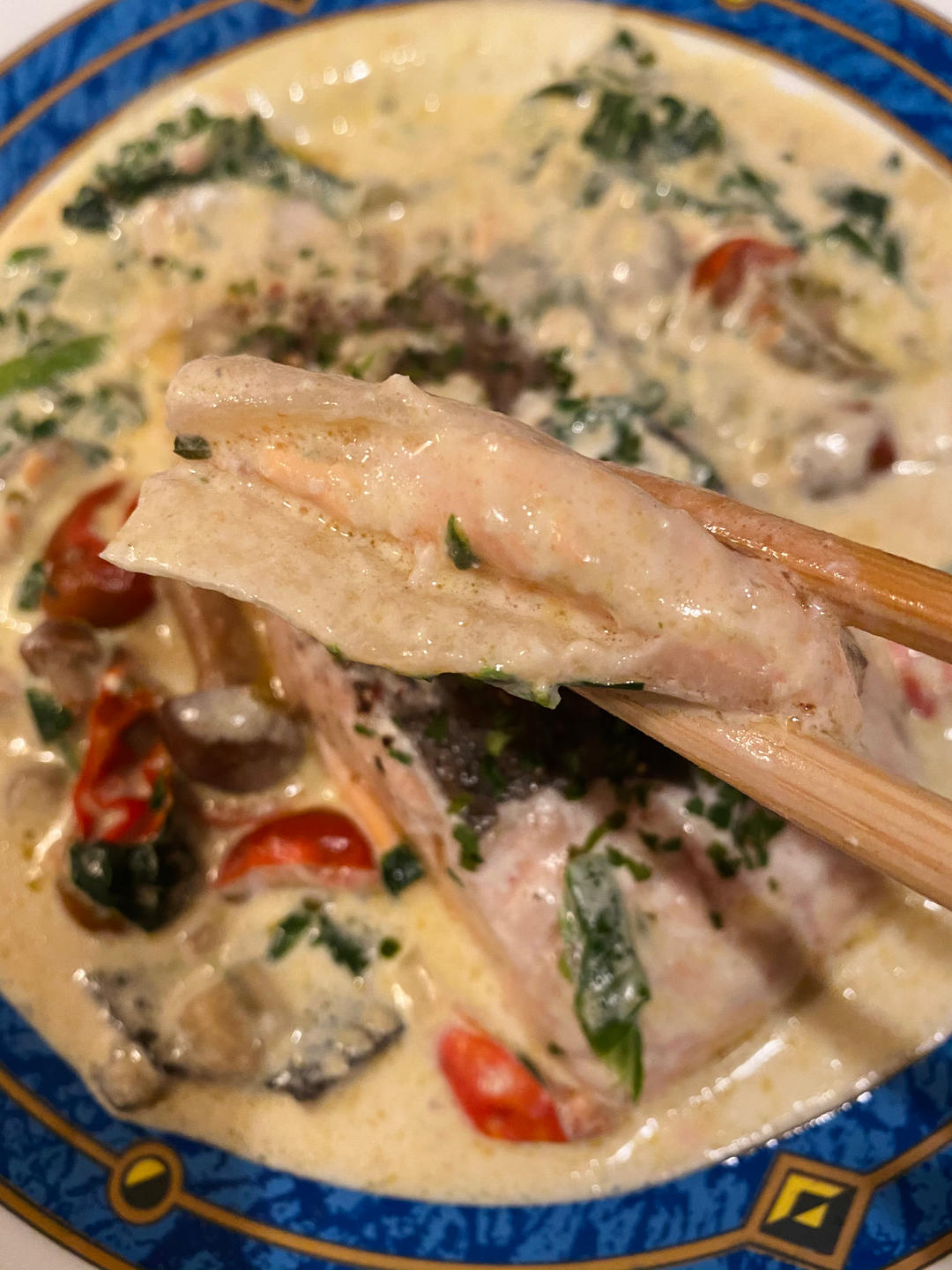 仪式感满满‼️托斯卡纳三文鱼｜高级舔盘料理