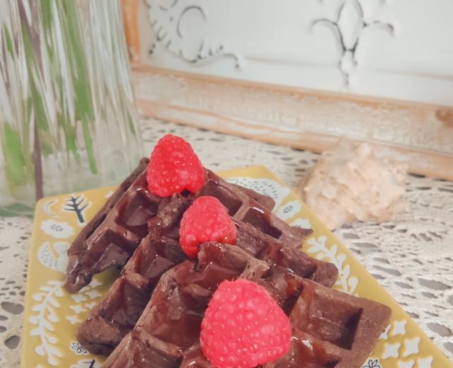 黑魔芋版减脂华夫饼的做法