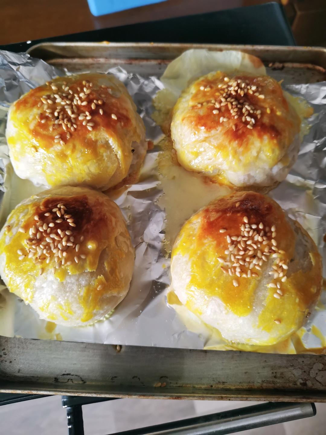 一口就沦陷❗️外脆里爆浆还拉丝的芝士芋泥酥