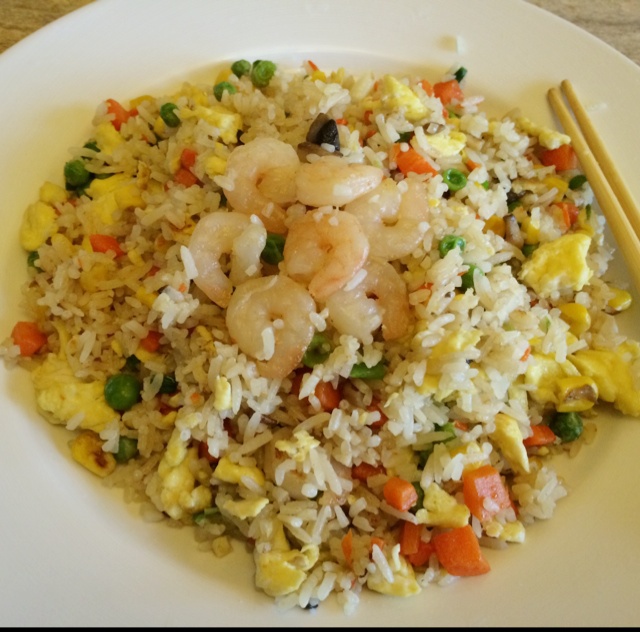 虾仁炒饭