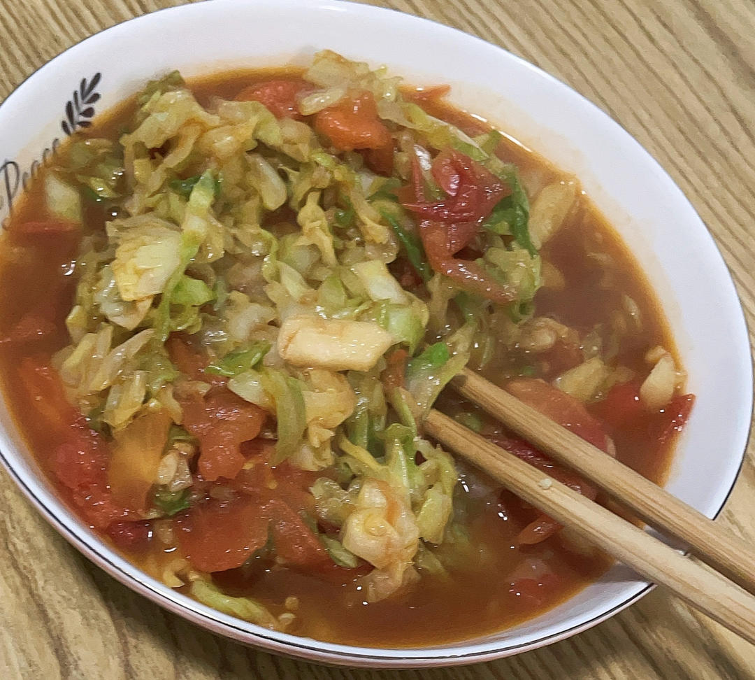 大头菜炒西红柿