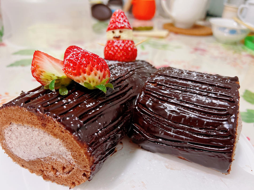 圣诞树桩蛋糕（完全攻略）