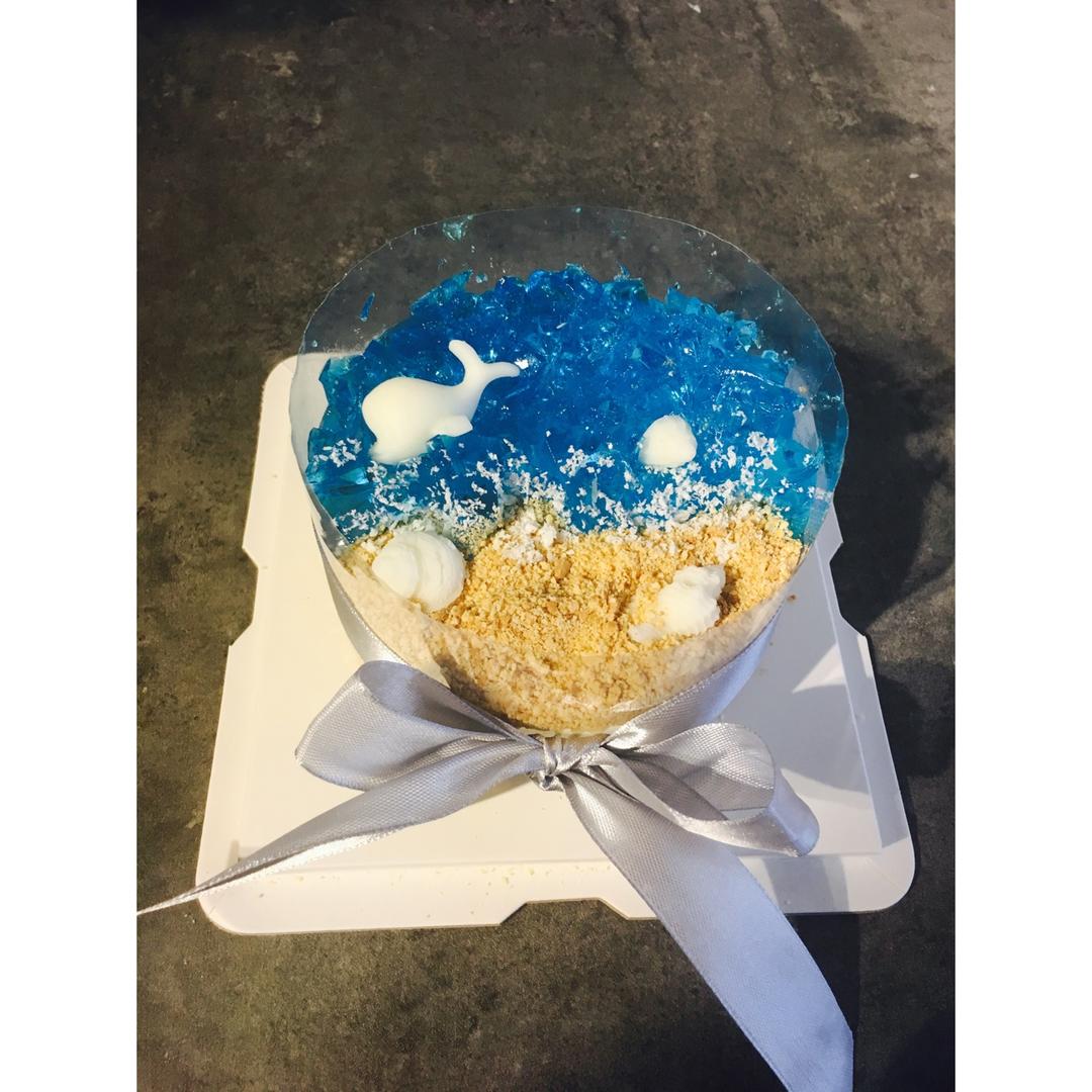 海洋酸奶慕斯蛋糕