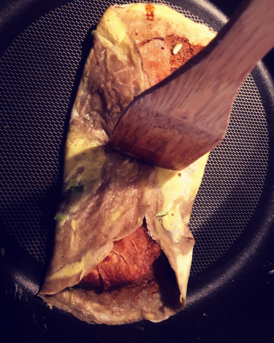 煎饼（零失败翻面，自制🥕竹蜻蜓）