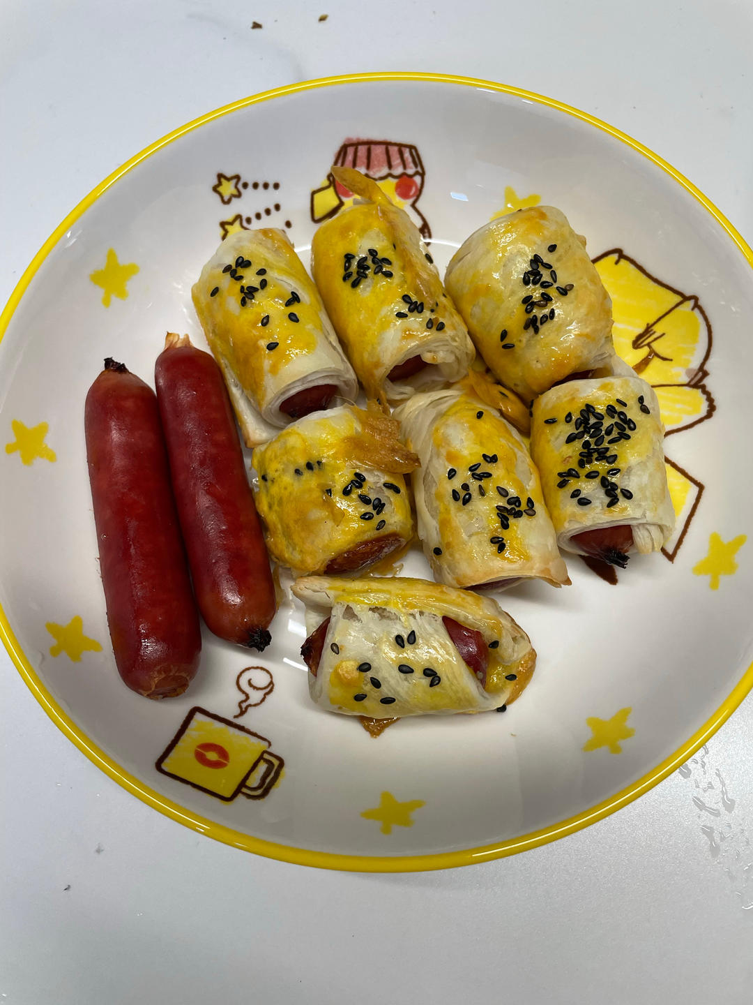 （手抓饼）火腿肠香酥卷——烤箱版