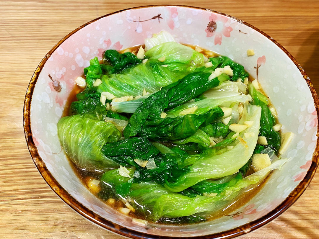 白灼西生菜