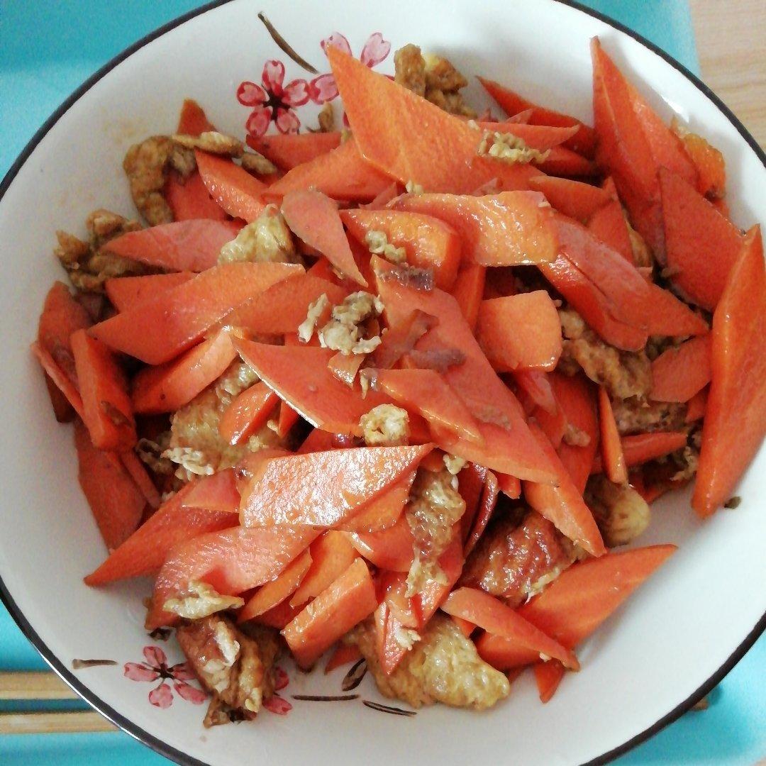 胡萝卜炒鸡蛋