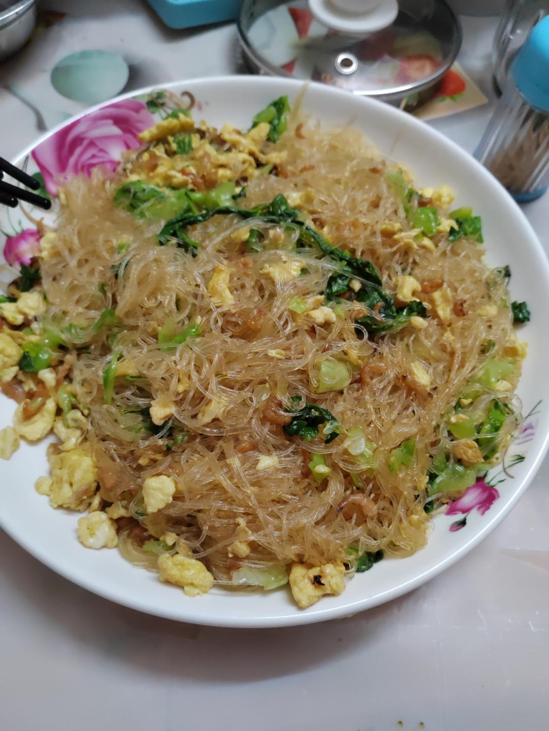 炒龙口粉丝