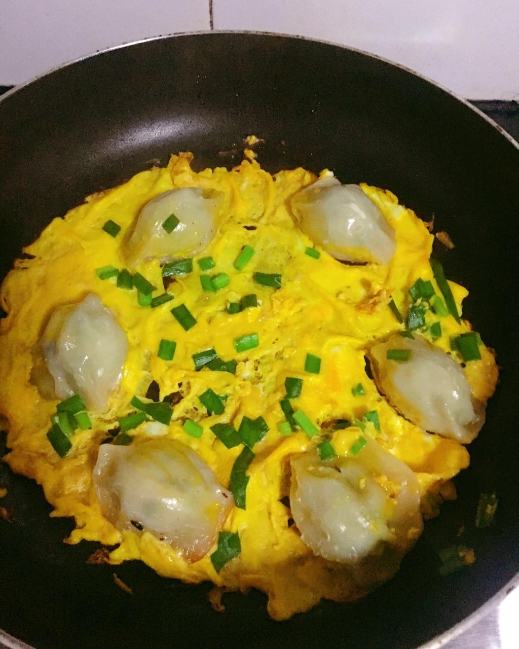 懒人快手抱蛋煎饺