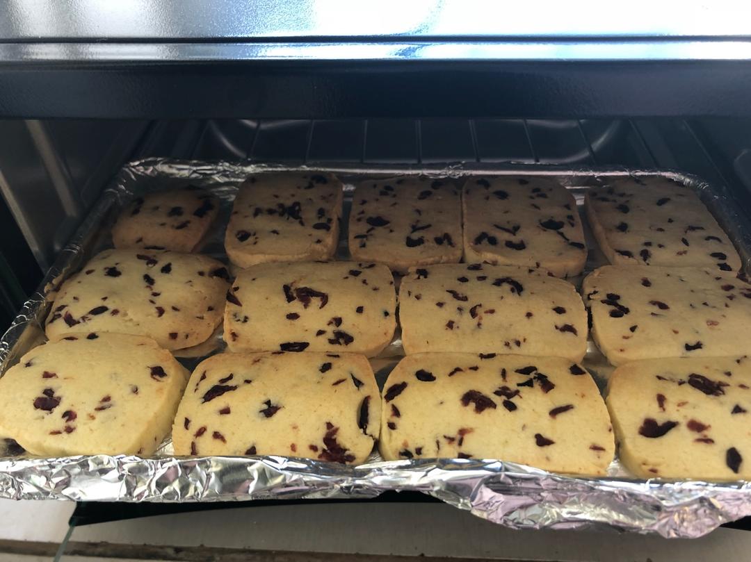 低糖少油版蔓越莓饼干