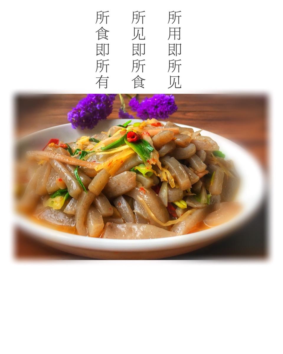 泡菜炒魔芋