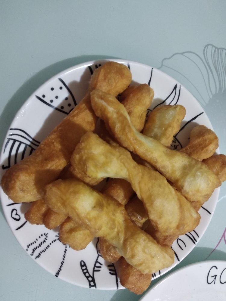自制无泡打粉油条