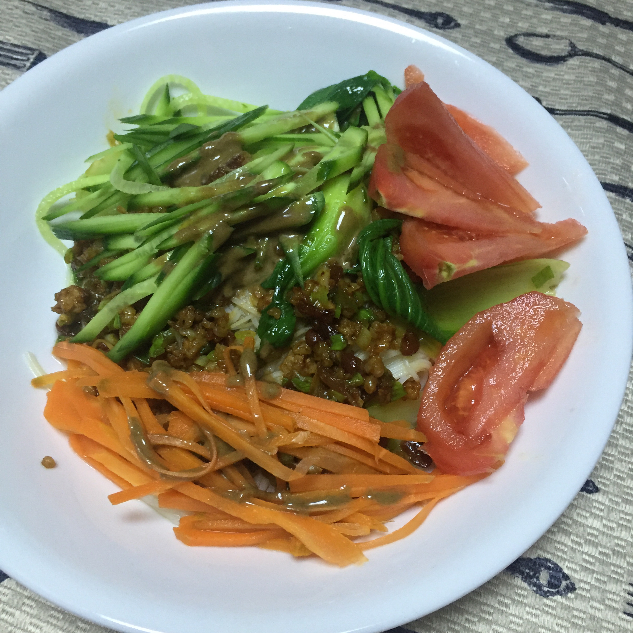 一夫食堂半半拌面