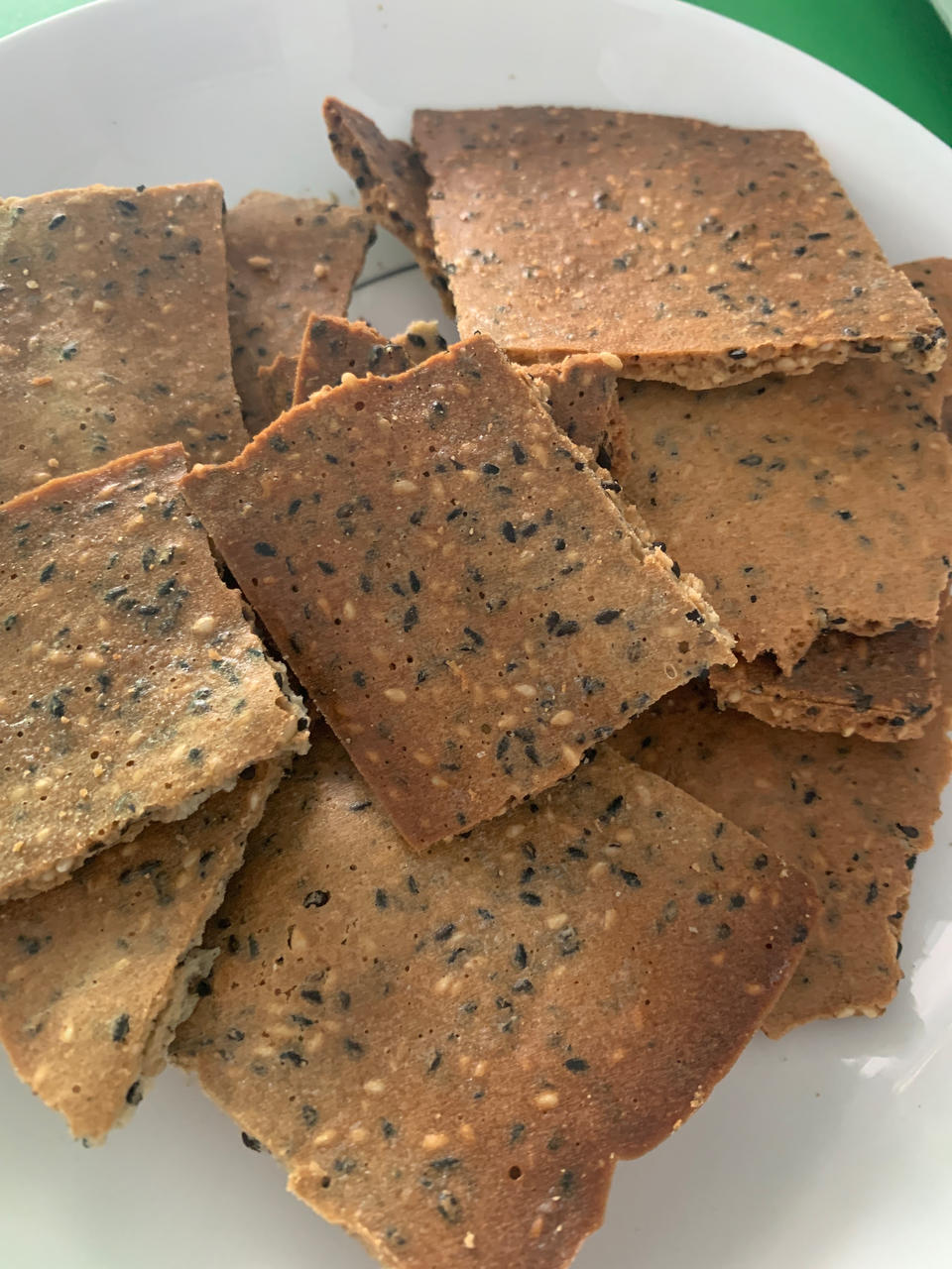 搅一搅就能做零失败芝麻薄脆