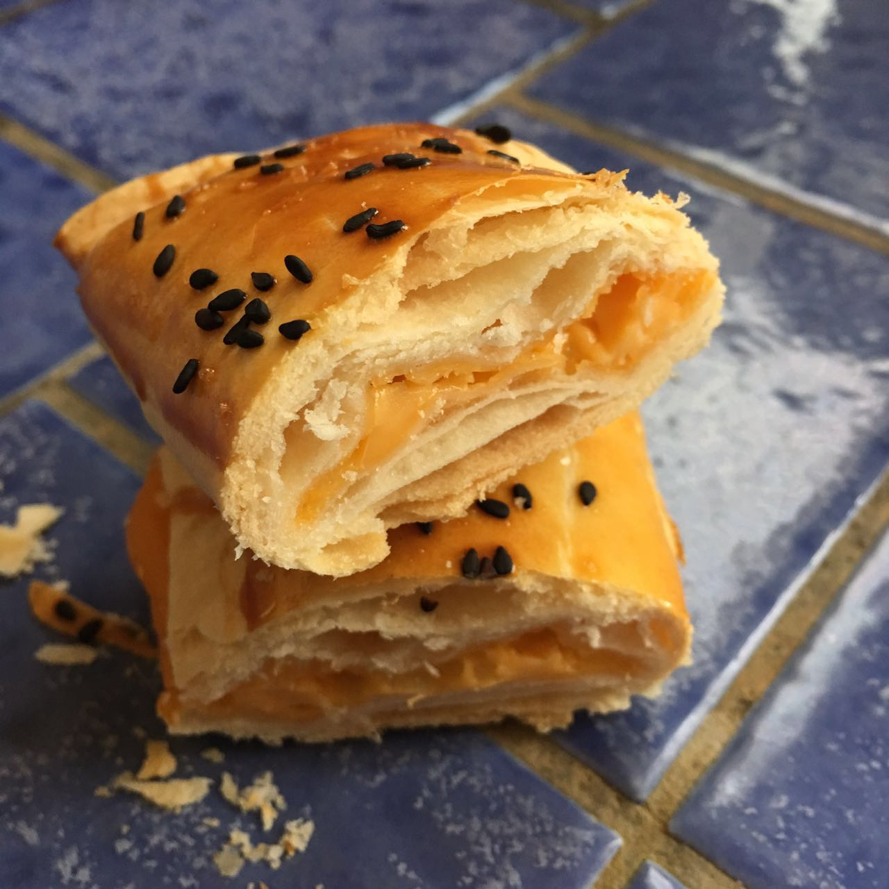 酥饼(烫面减油版）