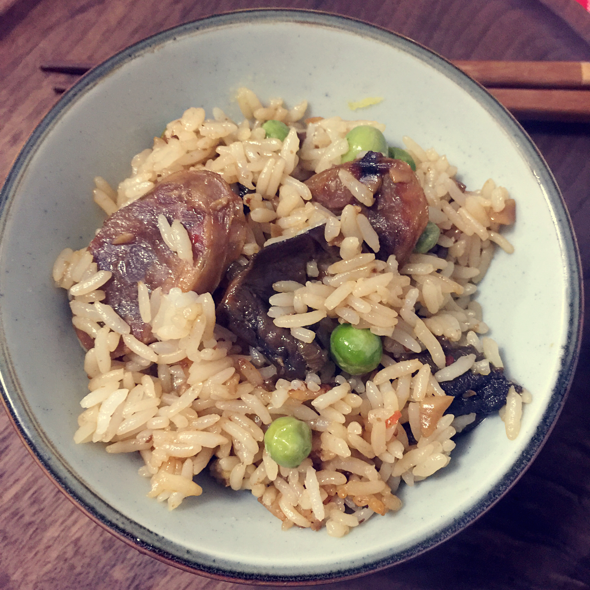 见手青火腿焖饭