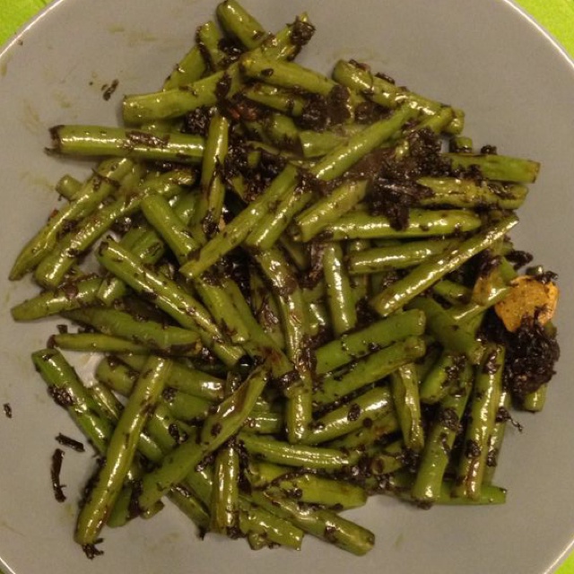 橄榄菜炒四季豆
