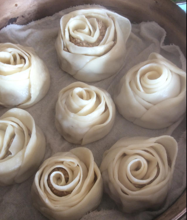玫瑰花饺子
