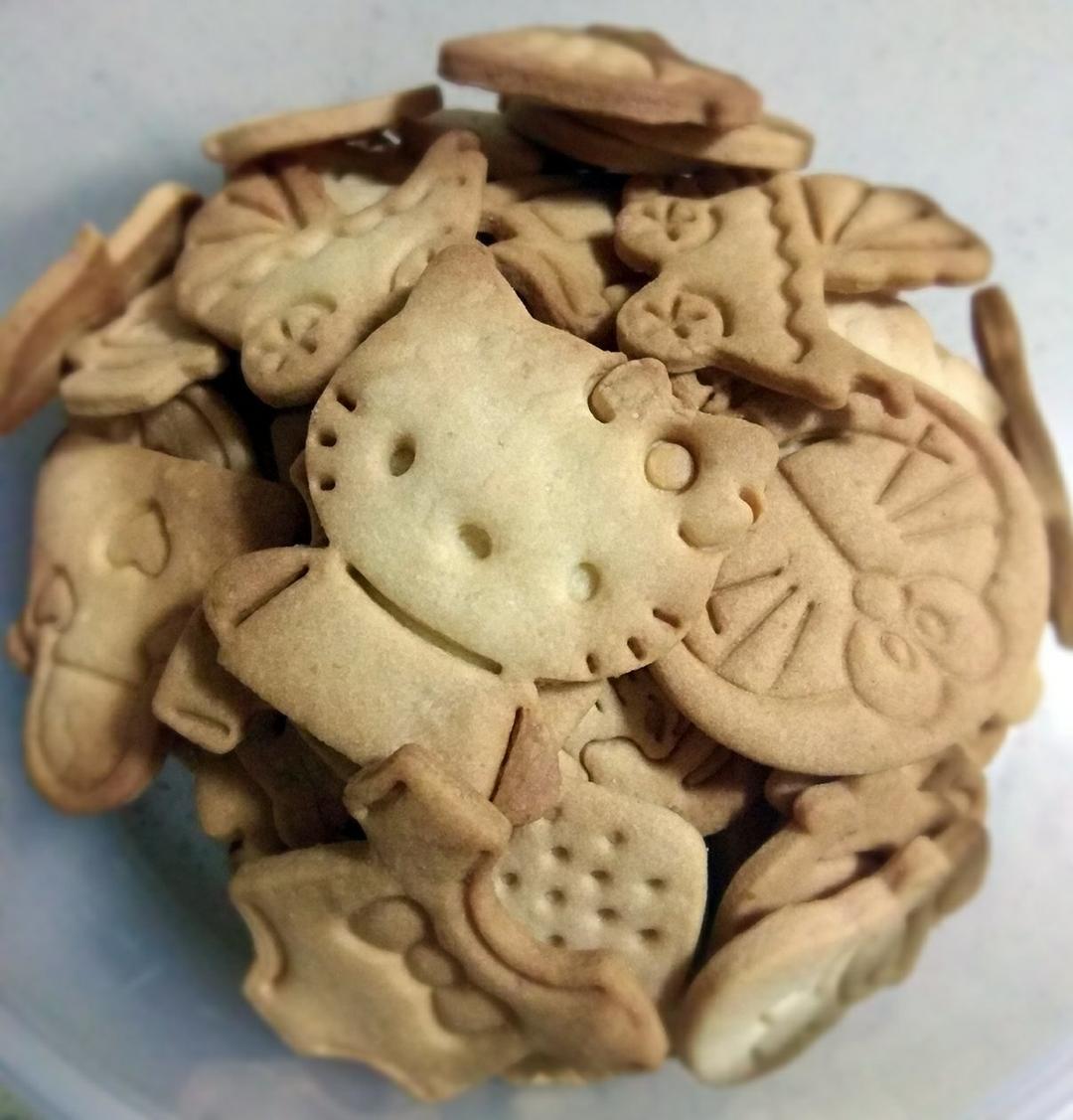 卡通黄油饼干