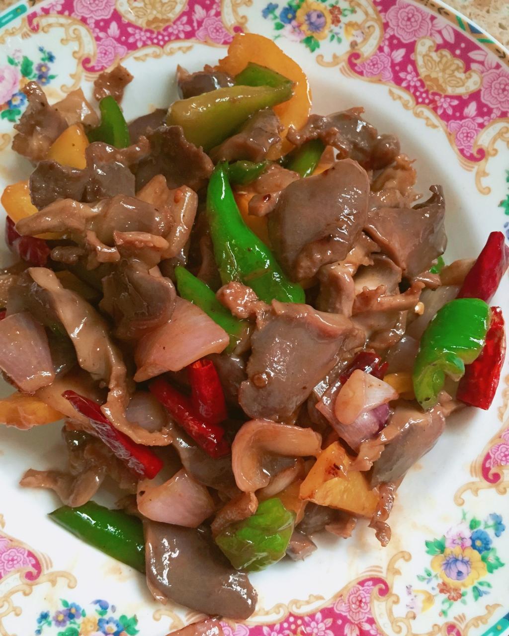 小炒鸭胗