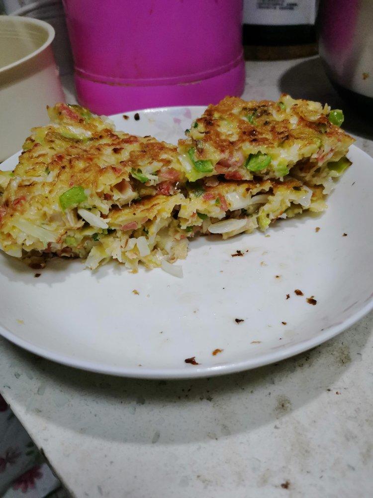 白菜鸡蛋早餐饼