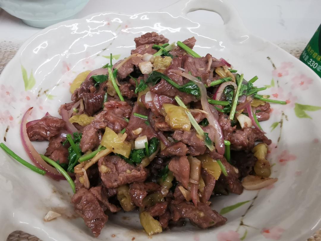 学会了这道菜再也不用去饭店了～家常小炒牛肉（吊龙）