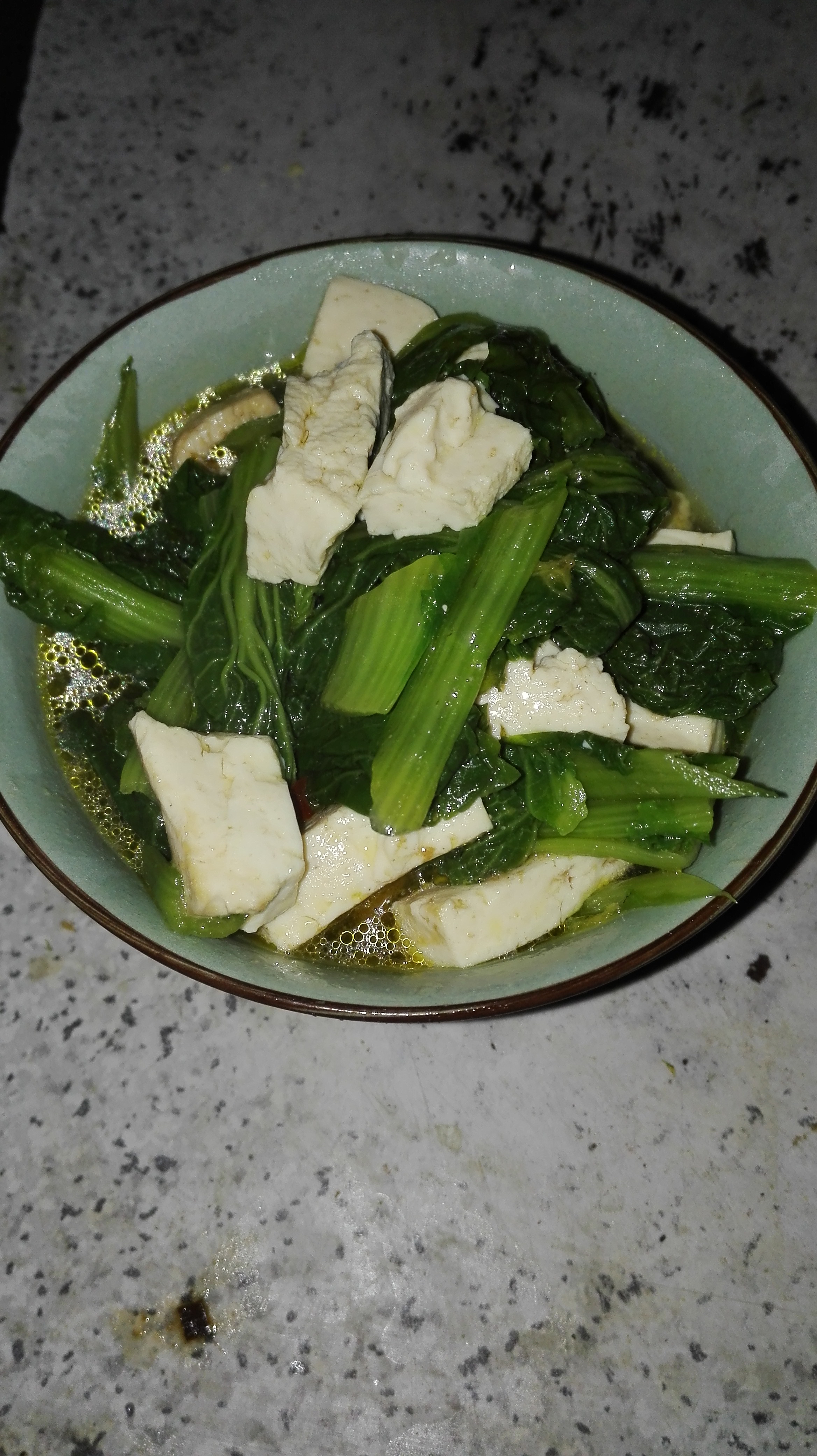 小白菜豆腐