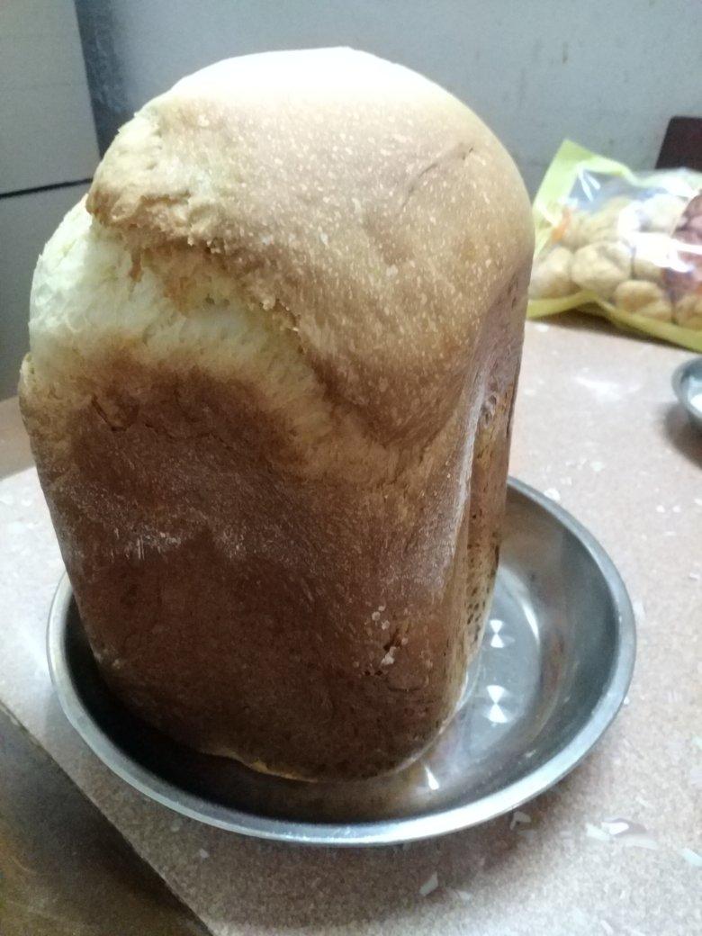 中筋粉面包也香软好吃（普通面粉）
