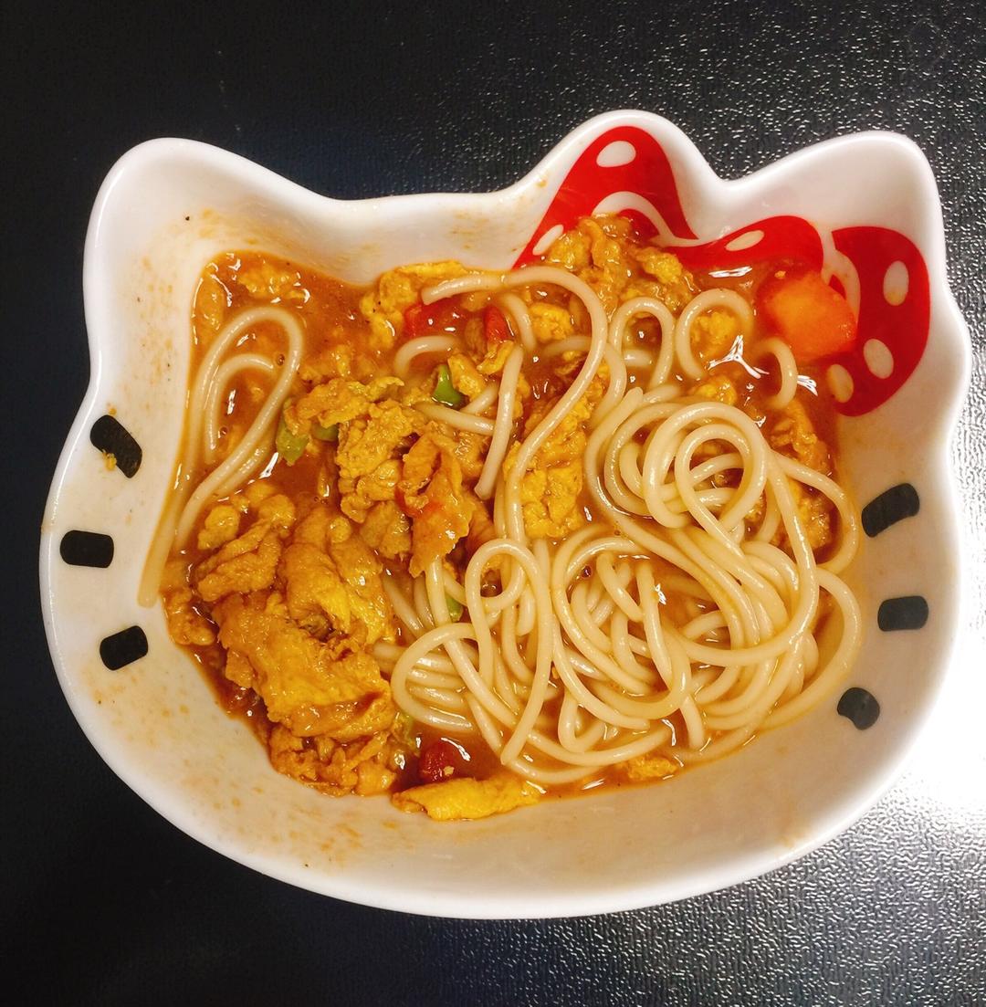 超级入味好吃的番茄鸡蛋面