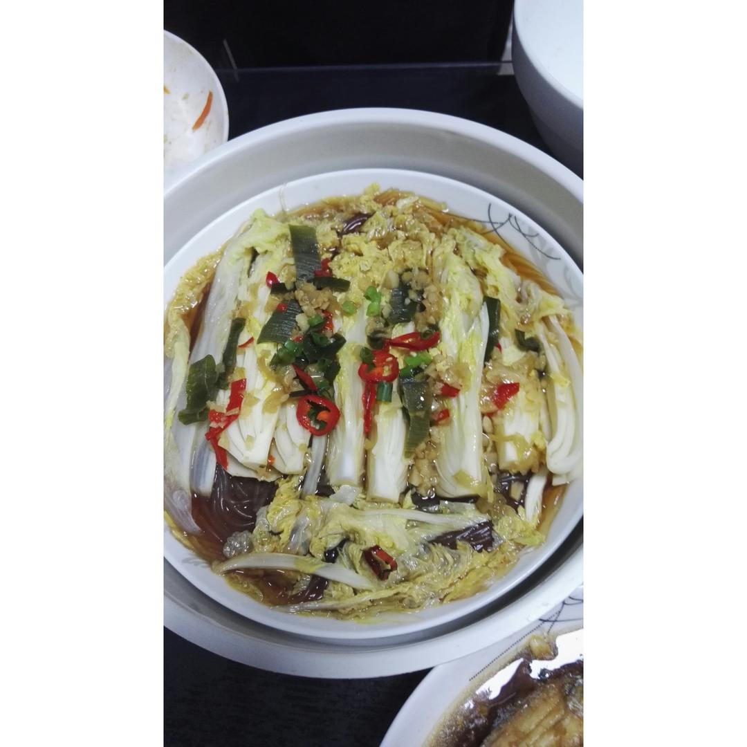 蒜蓉粉丝蒸娃娃菜