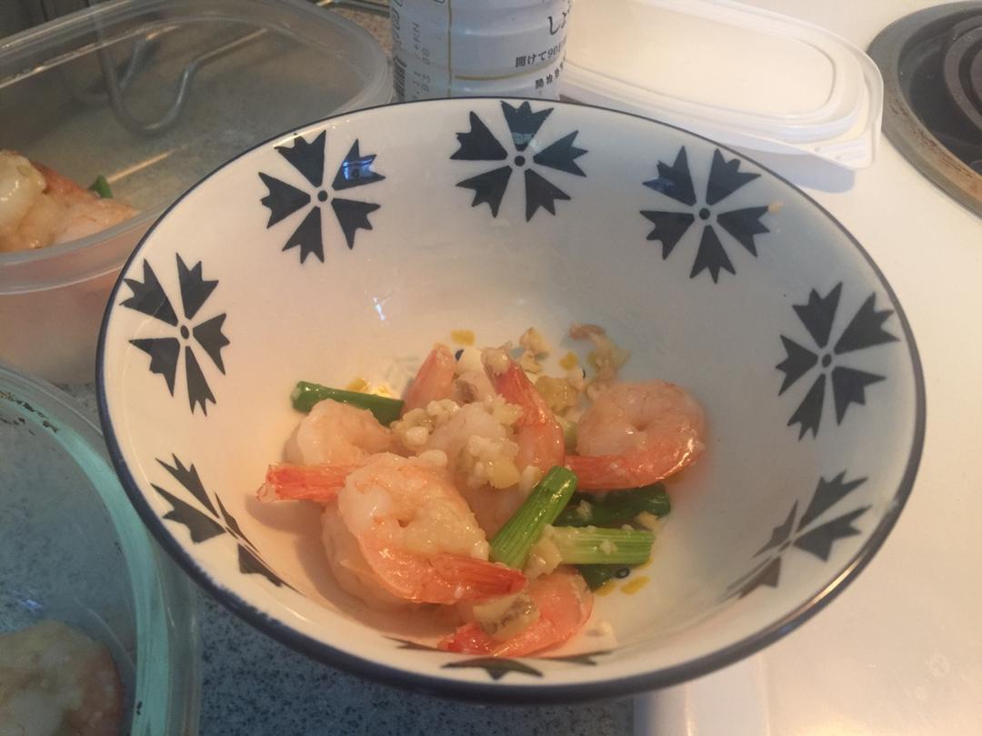葱爆虾仁
